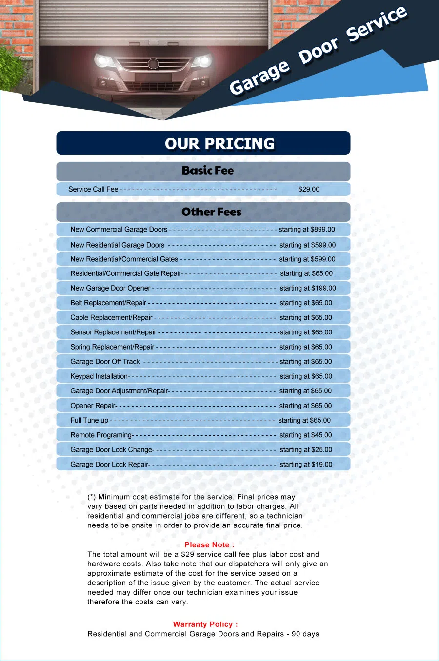 Eagle Garage Door Service Bellevue, TN 615-434-2021