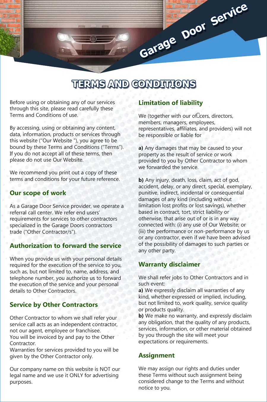 Eagle Garage Door Service Bellevue, TN 615-434-2021